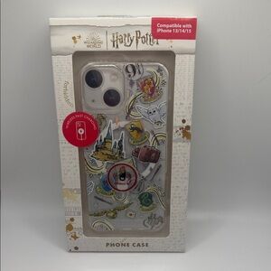 Warner Bros. Harry Potter Clear Phone Case with Multicolor Design